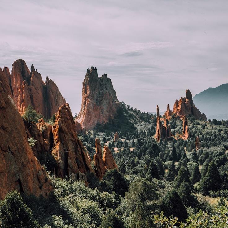 National parks landscape